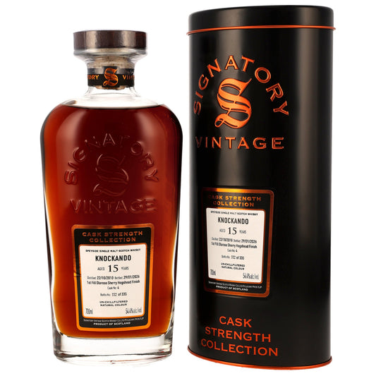 Knockando 15 2010/2026 - Signatory Vintage Cask Strength Collection - 1st Fill Oloroso Sherry Cask Finish #4