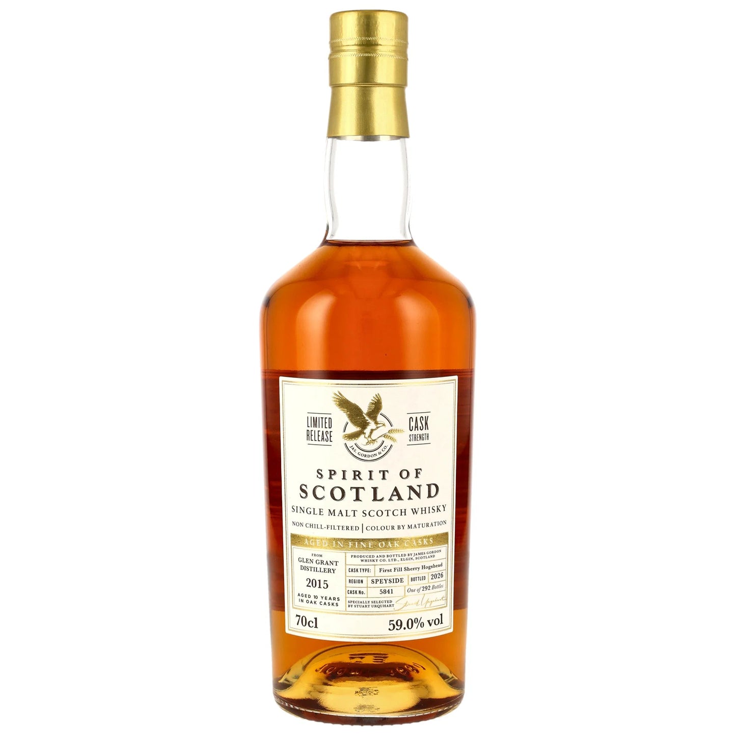 Glen Grant 10 2015/2026 - G&M Spirit of Scotland - 1st Fill Sherry Cask #5841