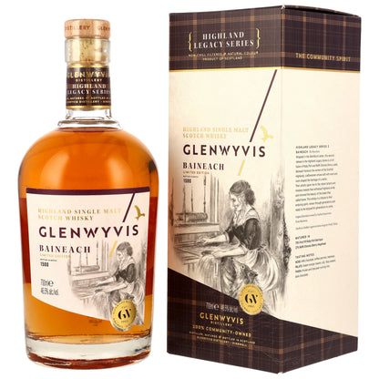 GlenWyvis - Highland Legacy Series - Baineach - 1st Fill Ruby Port Barrique & Refill Oloroso Sherry Cask