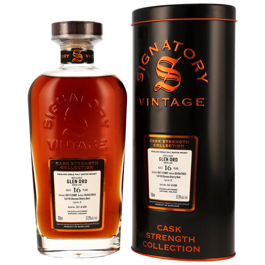 Glen Ord 16 2009/2026 - Signatory Vintage Cask Strength Collection - 1st Fill Oloroso Sherry Butt #3