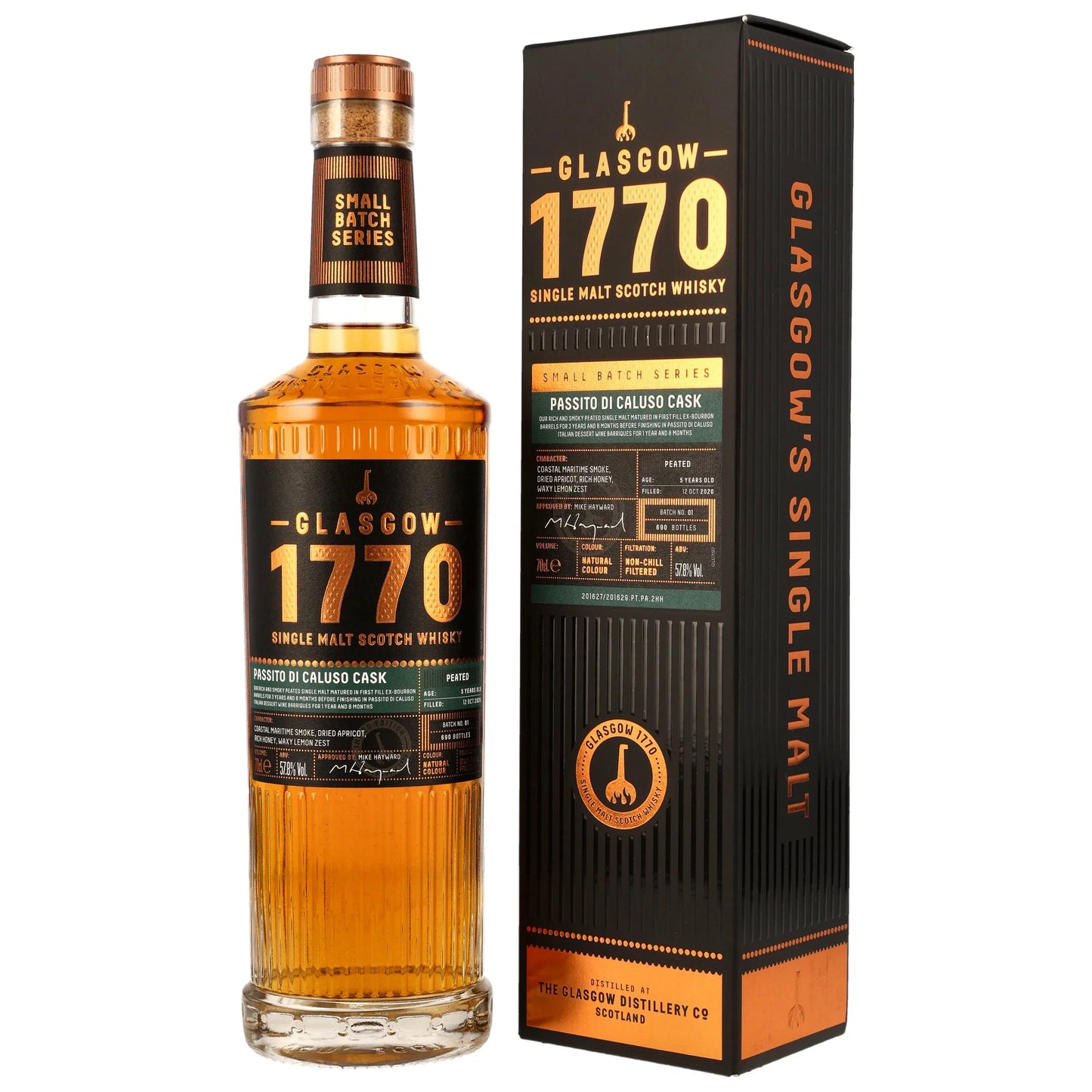 Glasgow 1770 5 2020/2026 - Peated - Passito di Caluso Cask Finish