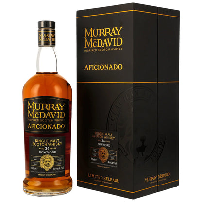 Bowmore 34 1990/2025 - Aficionado Murray McDavid - 1st Fill Oloroso Sherry Octave Finish
