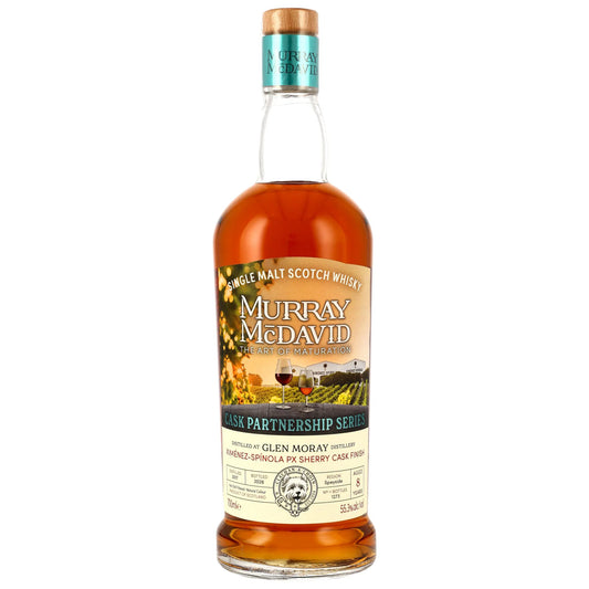 Glen Moray 8 2017/2026 - Cask Partnership (Murray McDavid) - PX Sherry Cask Finish