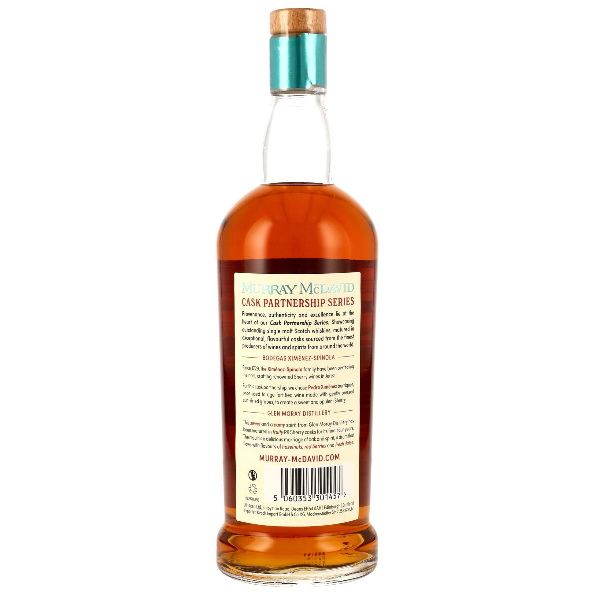 Glen Moray 8 2017/2026 - Cask Partnership (Murray McDavid) - PX Sherry Cask Finish