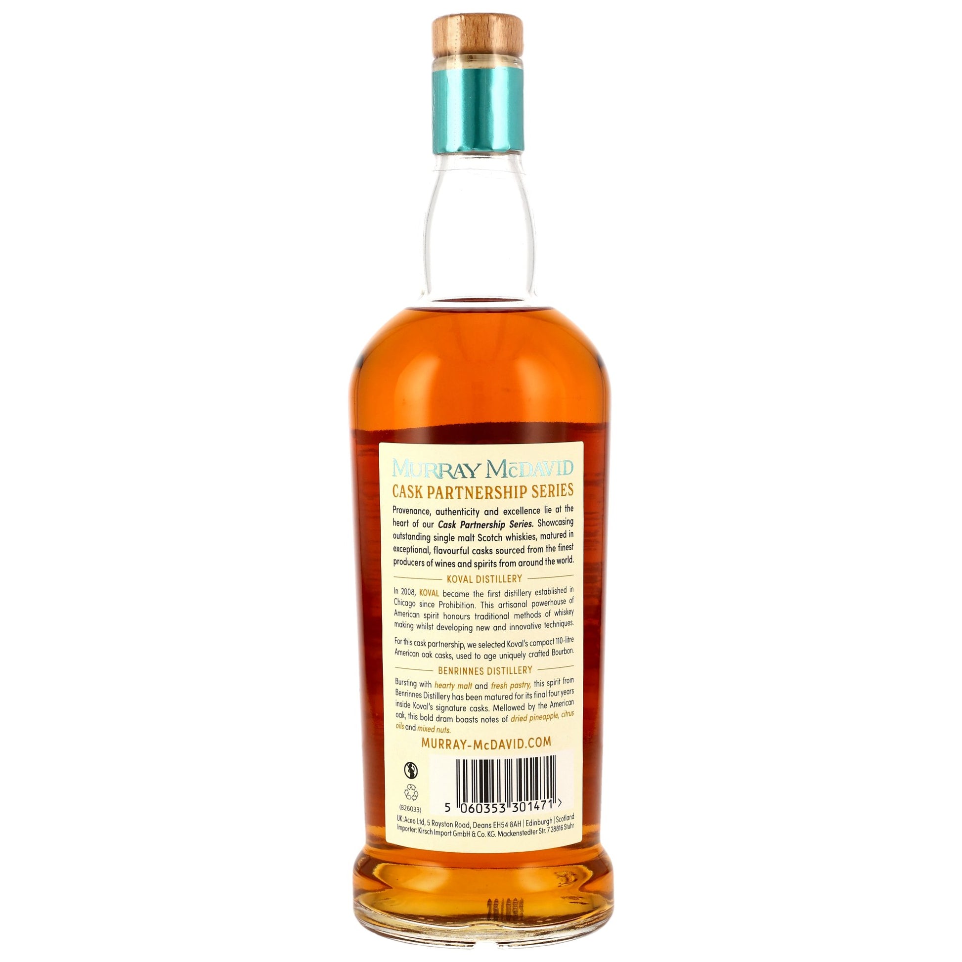 Benrinnes 9 2016/2026 - Cask Partnership (Murray McDavid) - Koval Bourbon Cask Finish