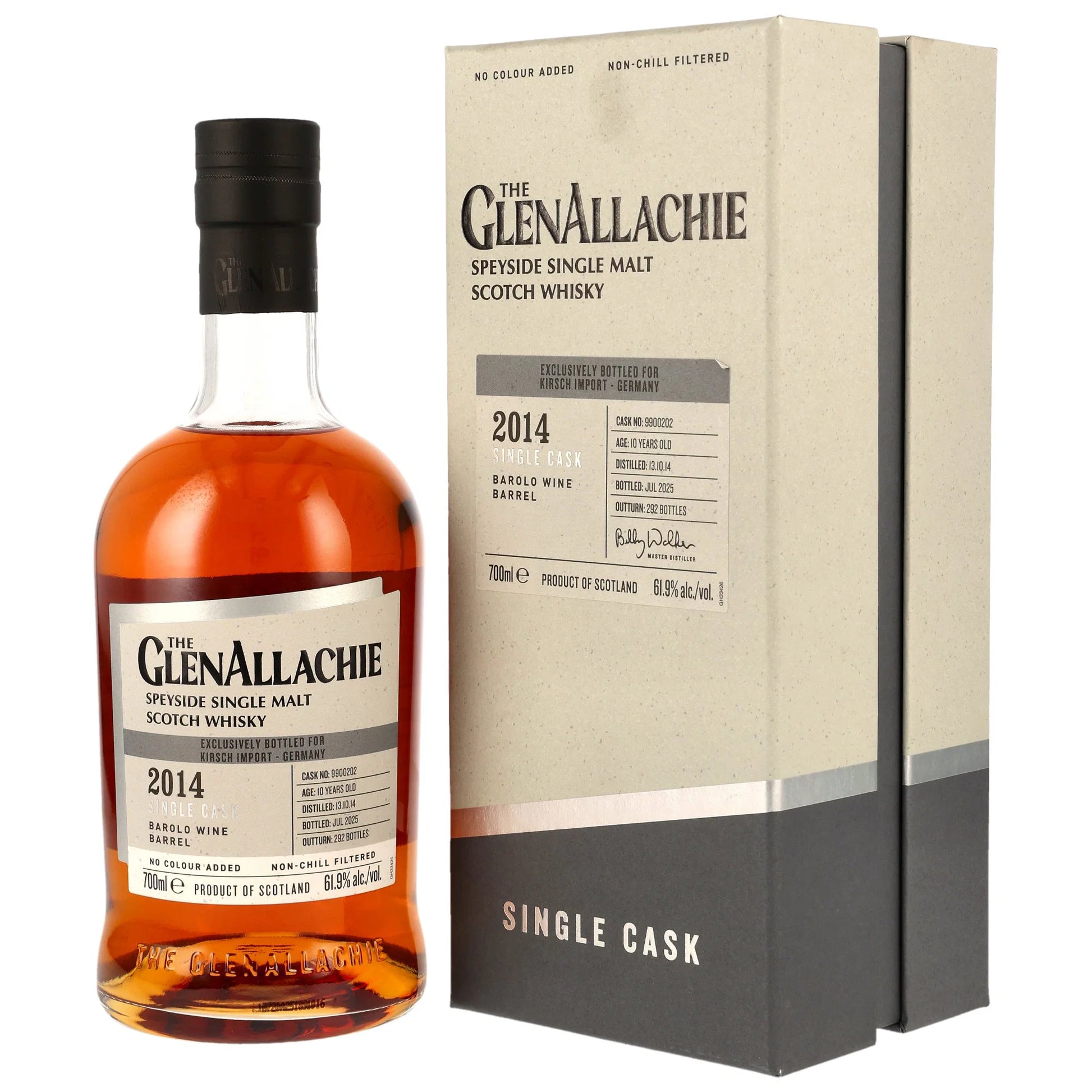GlenAllachie 10 2014/2025 - Single Cask - Barolo Wine Barrel #9900202