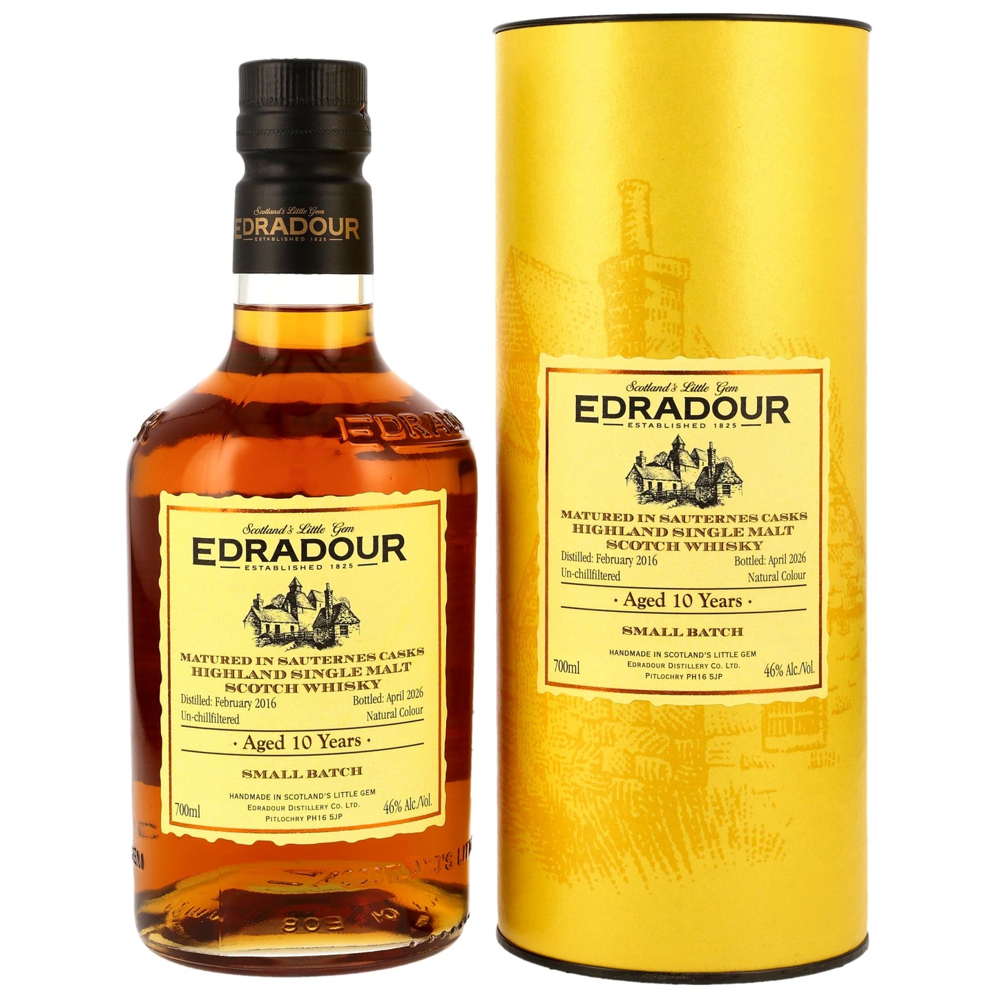 Edradour 10 2016/2026 - Small Batch - 1st Fill Sauternes Casks