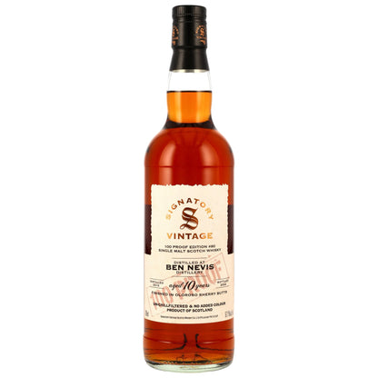 Ben Nevis 10 2015/2026 - Signatory Vintage - 100 PROOF #80