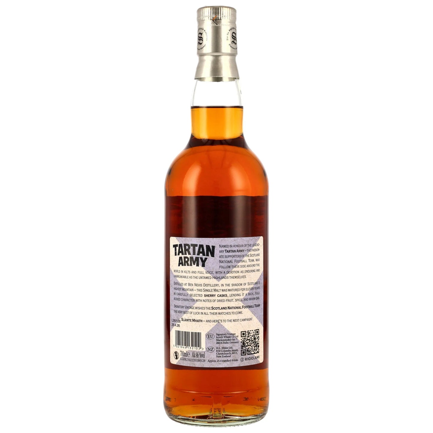 Ben Nevis 11 - Signatory Vintage - Tartan Army