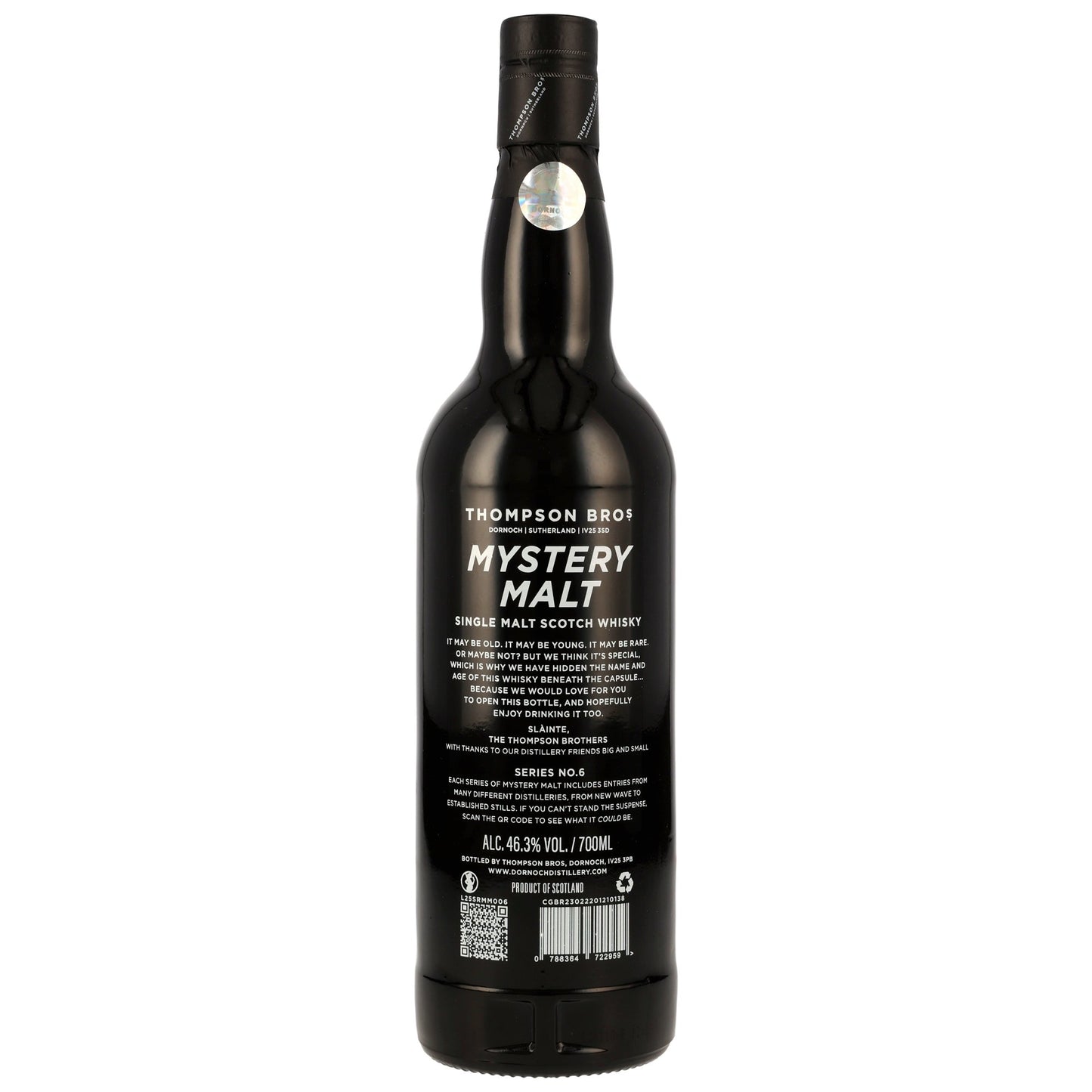 Mystery Malt Series #5 - Single Malt Scotch Whiskey - Thompson Bros.