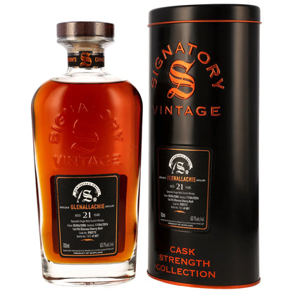 GlenAllachie 21 2005/2026 - Signatory Vintage Symingtons Choice - 1st Fill Oloroso Sherry But #900273