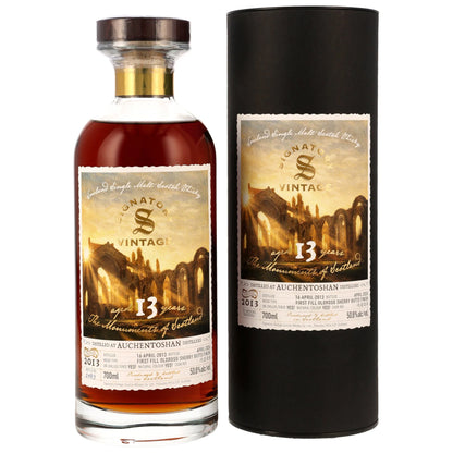 Auchentoshan 13 2013/2026 - Signatory Vintage Monuments of Scotland - 1st Fill Oloroso Sherry Butts Finish