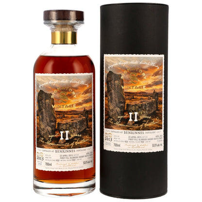 Benrinnes 11 2015/2026 - Signatory Vintage Monuments of Scotland - 1st Fill Oloroso Sherry Butts Finish