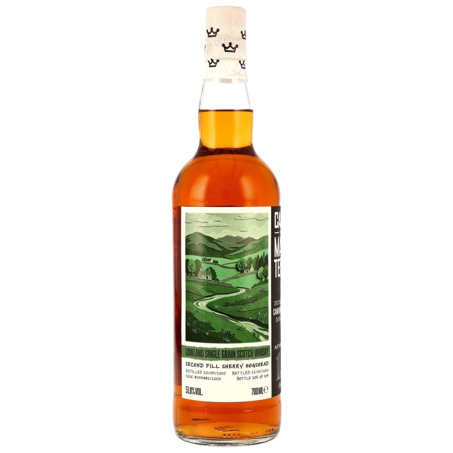 Cameronbridge 15 2010/2026 - Cask Masters (Brave New Spirits) - 2nd Fill Sherry HHD #354883/2010