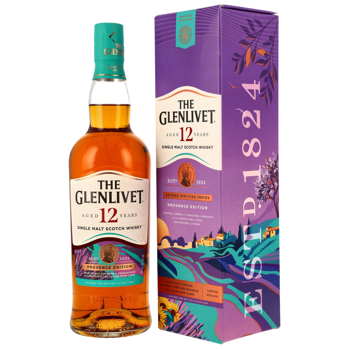 Glenlivet 12 - Provence Edition - French Wine & Provence Cru Classe Wine Finish