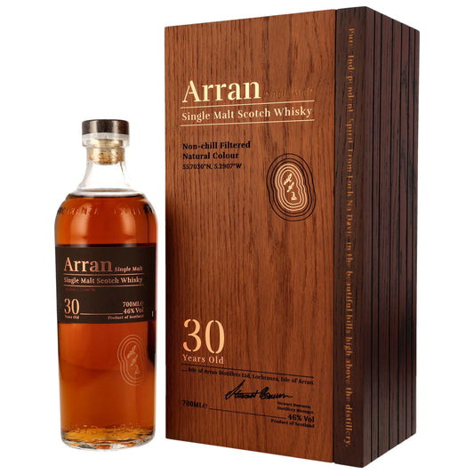 Arran 30 - Sherry Hogsheads & Bourbon Barrels