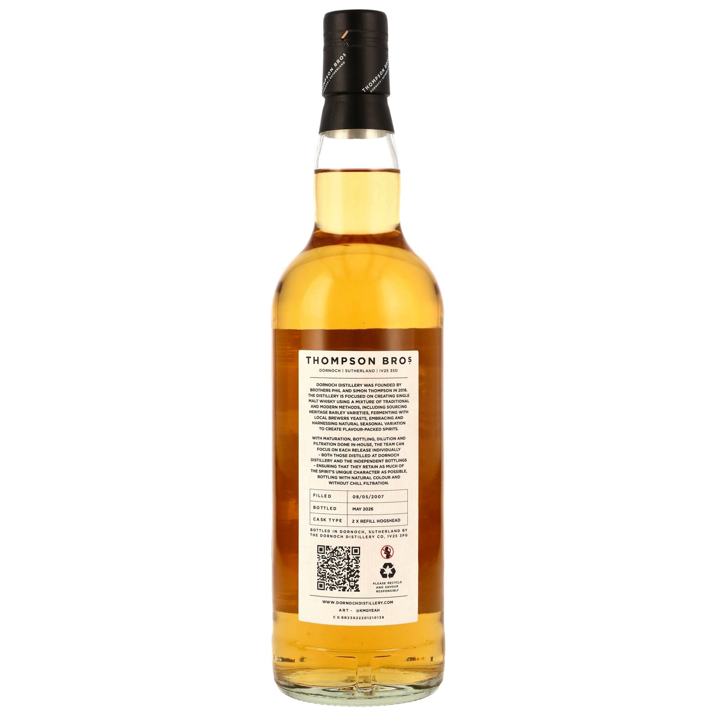 Glen Elgin 19 2007/2026 - Thompson Bros. - Two Refill Hogsheads