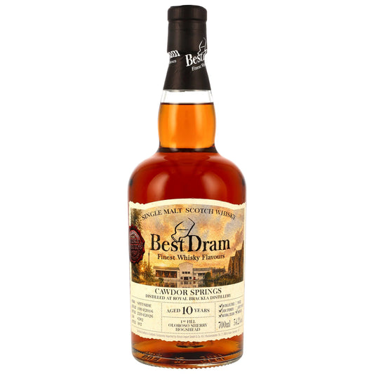Cawdor Springs (Royal Brackla) 10 2016/2026 - Best Dram - 1st Fill Oloroso Sherry Hogshead #282