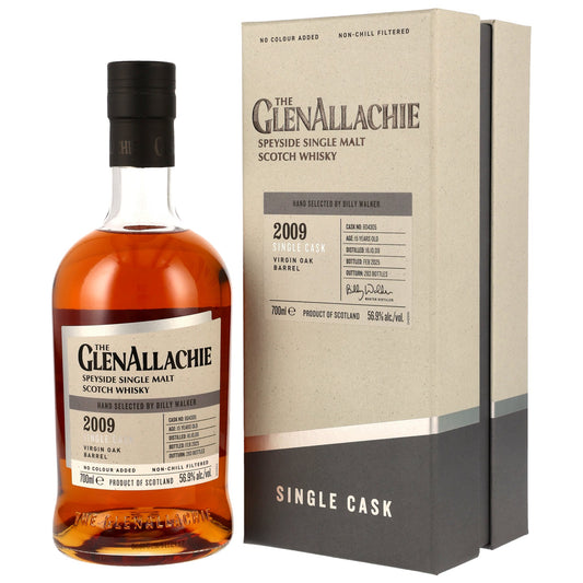 GlenAllachie 15 2009/2025 - Single Cask - Virgin Oak Barrel #804305