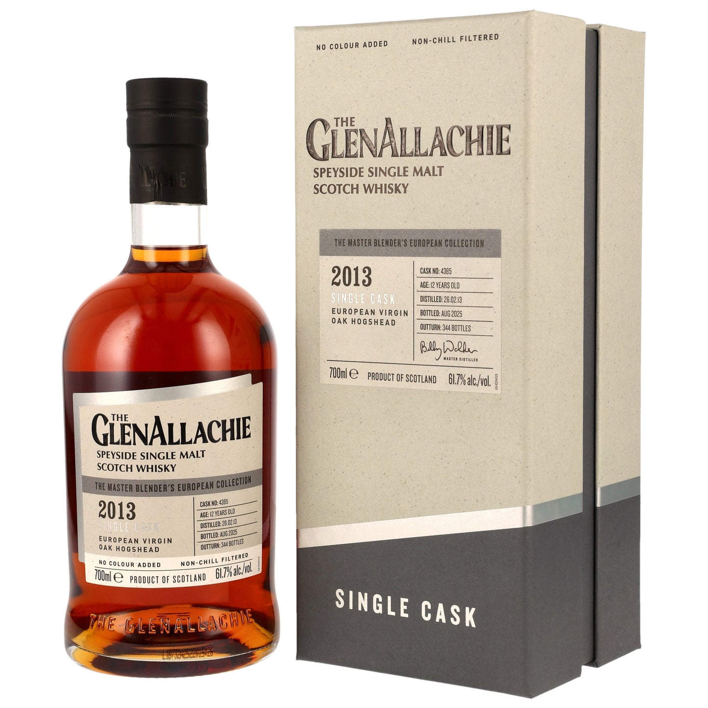GlenAllachie 12 2013/2025 - Single Cask - European Virgin Oak Hogshead #4385