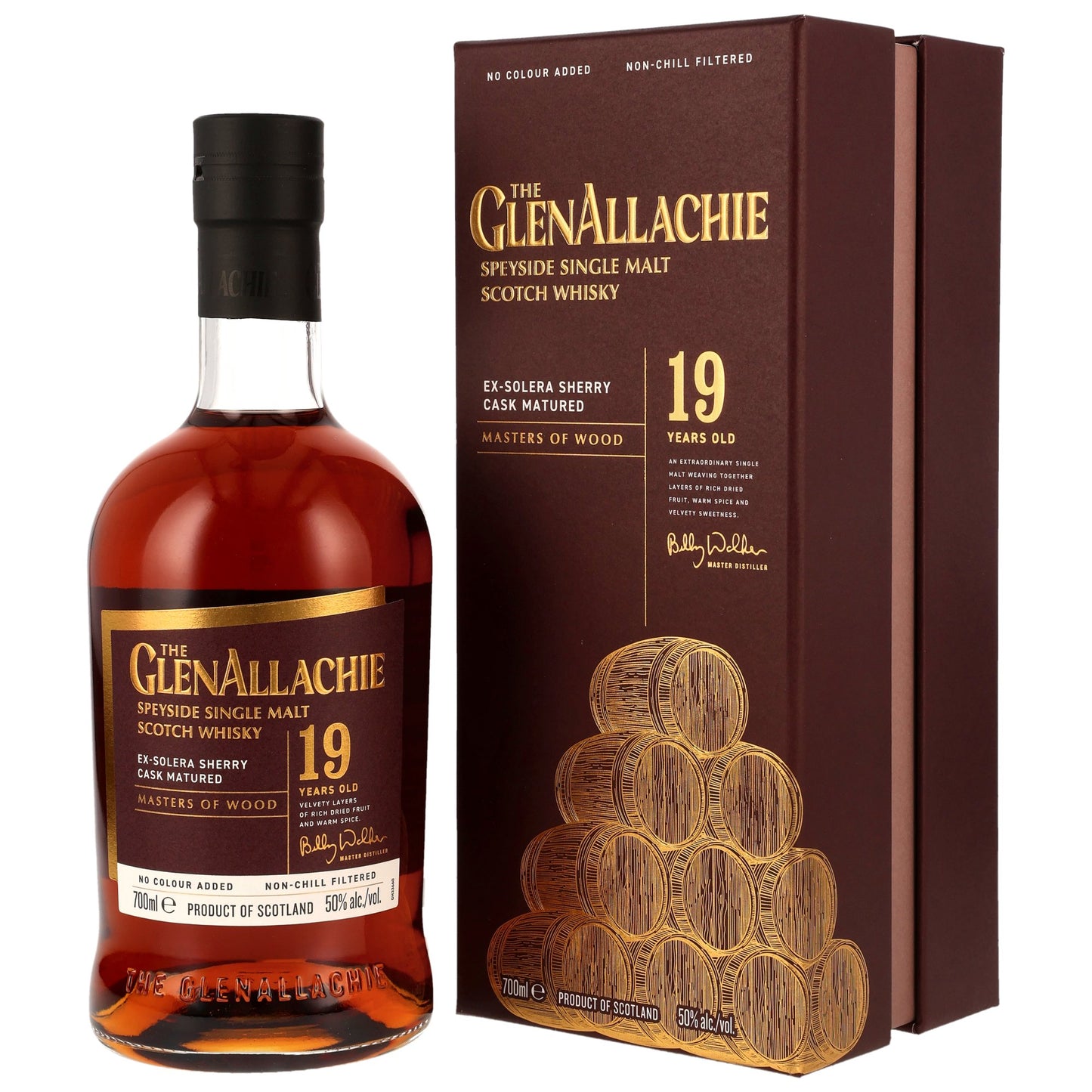GlenAllachie 19 - Masters of Wood - Ex-Solera Sherry Cask