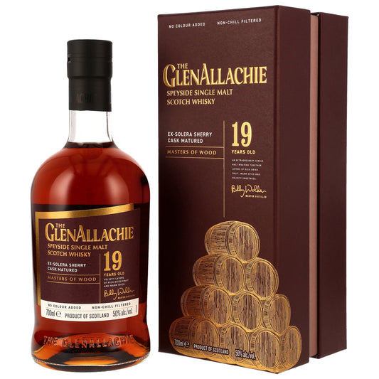 GlenAllachie 19 - Masters of Wood - Ex-Solera Sherry Cask