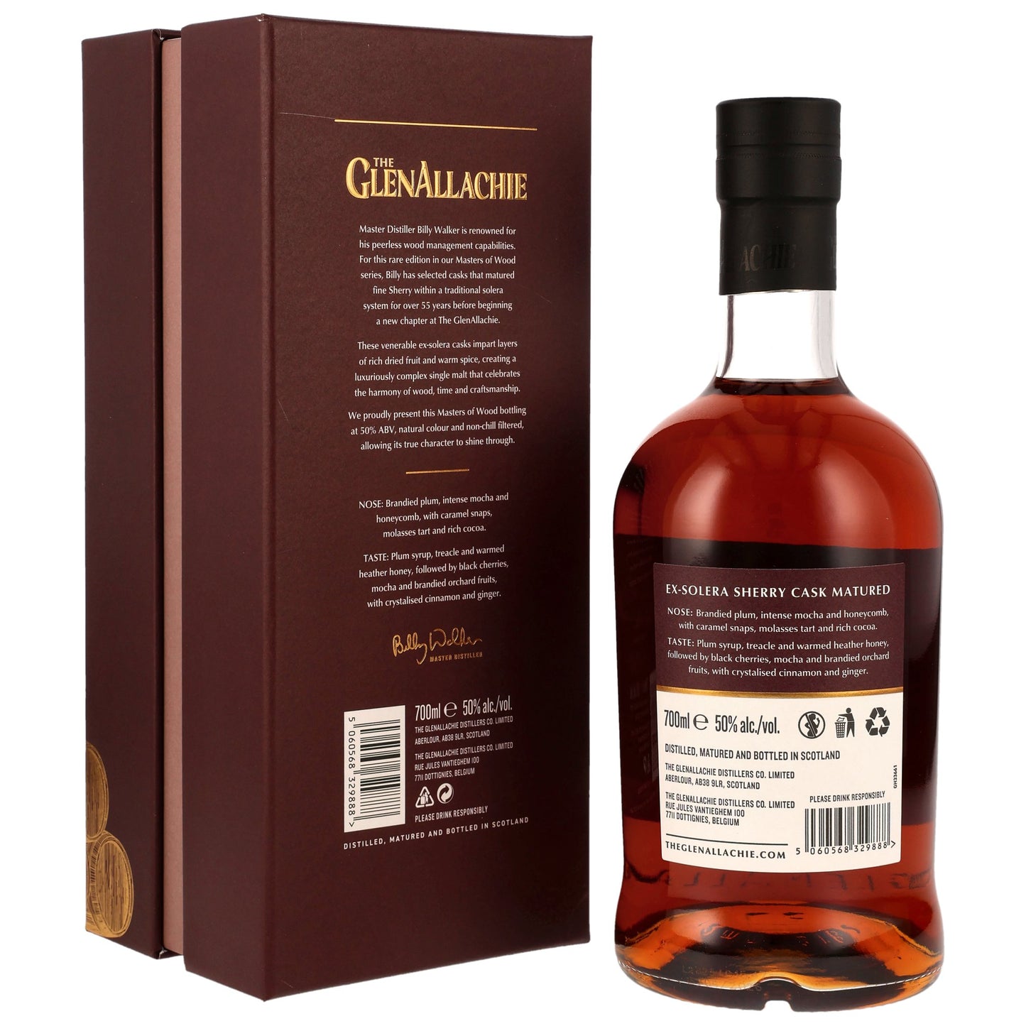 GlenAllachie 19 - Masters of Wood - Ex-Solera Sherry Cask