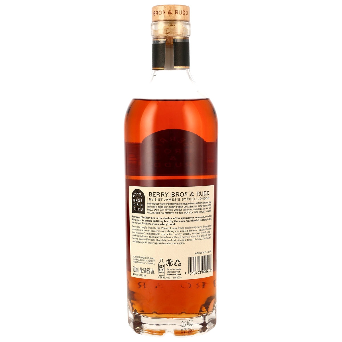 Benrinnes 15 2011/2026 - Berry Bros and Rudd - Pomerol Cask Finish #303719