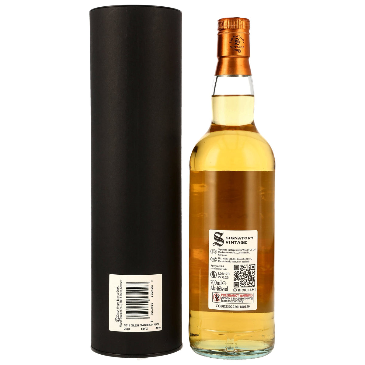 Glen Garioch 14 2011/2026 - Signatory Vintage The UN-chillfiltered Collection - 1st and 2nd Fill Bourbon Barrels