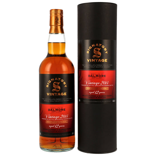 Dalmore 12 2014/2026 - Signatory Vintage The UN-chillfiltered Collection - 1st Fill Oloroso Sherry Butts Finish