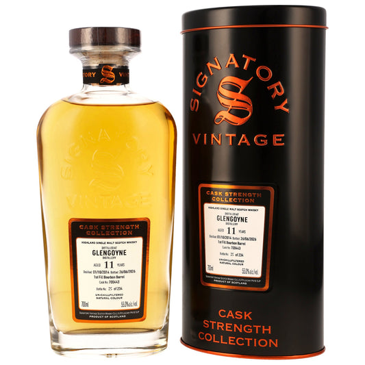 Glengoyne 11 2014/2026 - Signatory Vintage Cask Strength Collection - 1st Fill Bourbon Barrel #700443