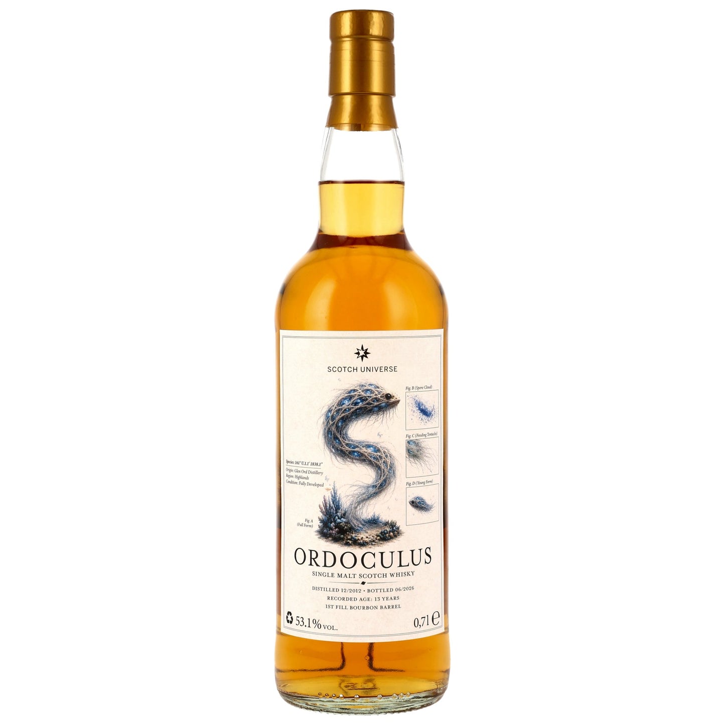 ORDOCULUS (Glen Ord) 13 2012/2026 - Scotch Universe - 1st Fill Bourbon Barrel