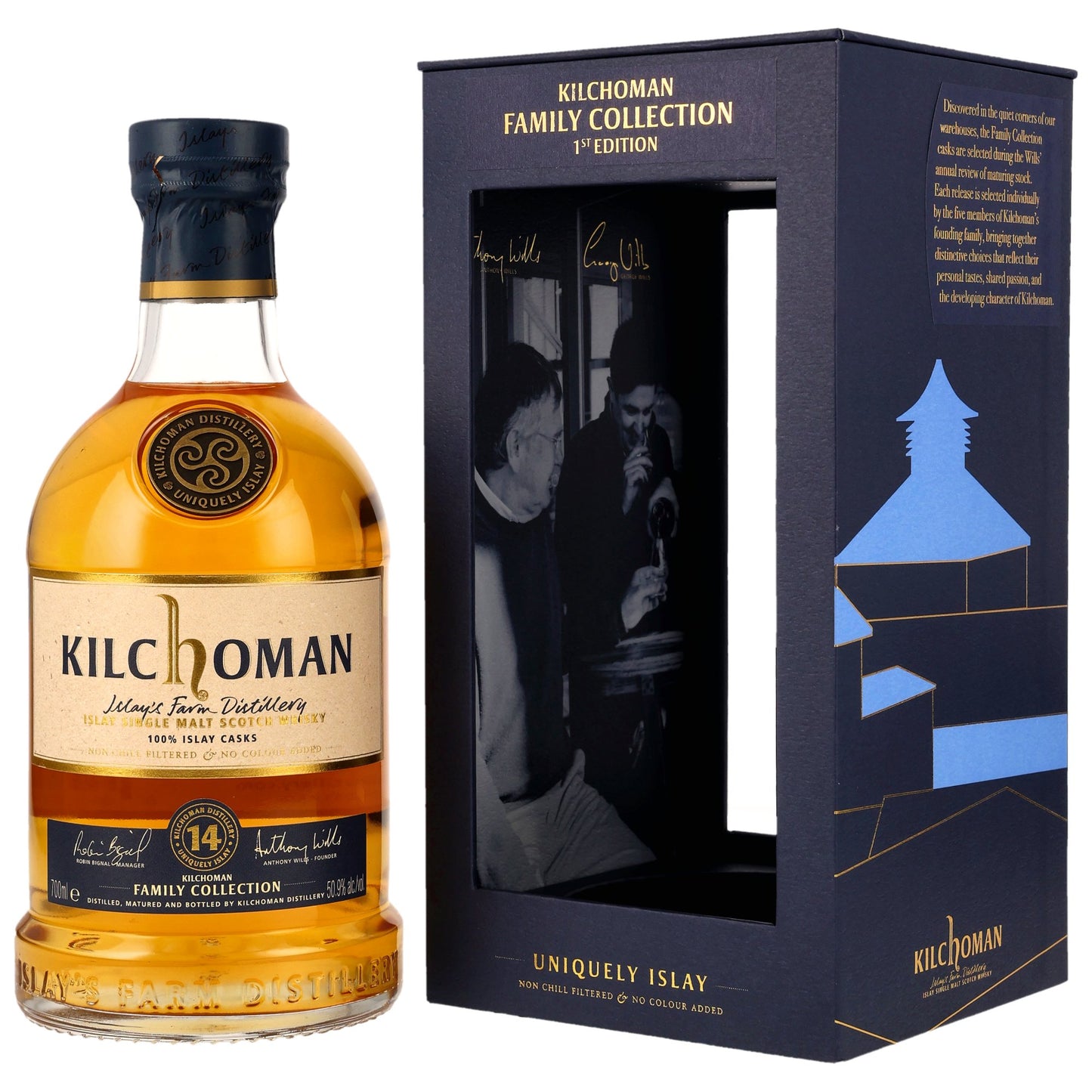 Kilchoman 14 - Family Collection First Edition - Bourbon Matured 100% Rockside Barley