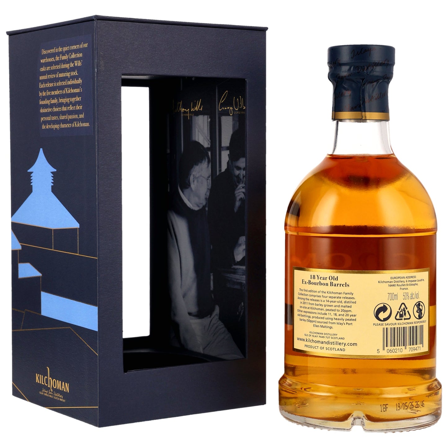 Kilchoman 18 - Family Collection First Edition - Bourbon Matured Heavily Peated