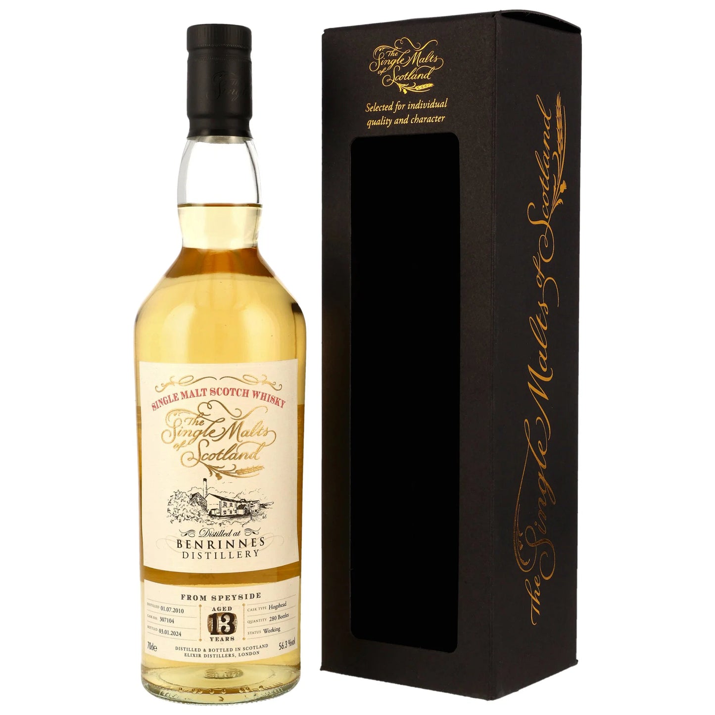 Benrinnes 13 2010/2024 - The Single Malts of Scotland (SMoS) - Hogshead #307104