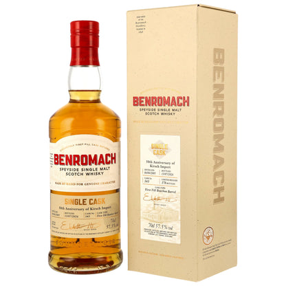 Benromach 21 2005/2026 - 50th Anniversary Kirsch Import - 1st Fill Bourbon Barrel #343