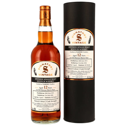 Tamdhu 12 2014/2026 - Signatory Vintage - 1st Fill Oloroso Sherry Butt #5