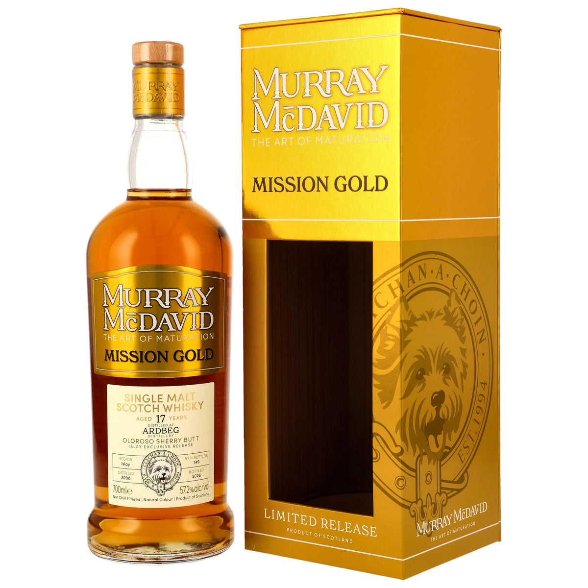 Ardbeg 17 2008/2026 - Murray McDavid - Oloroso Sherry Butt #5038A