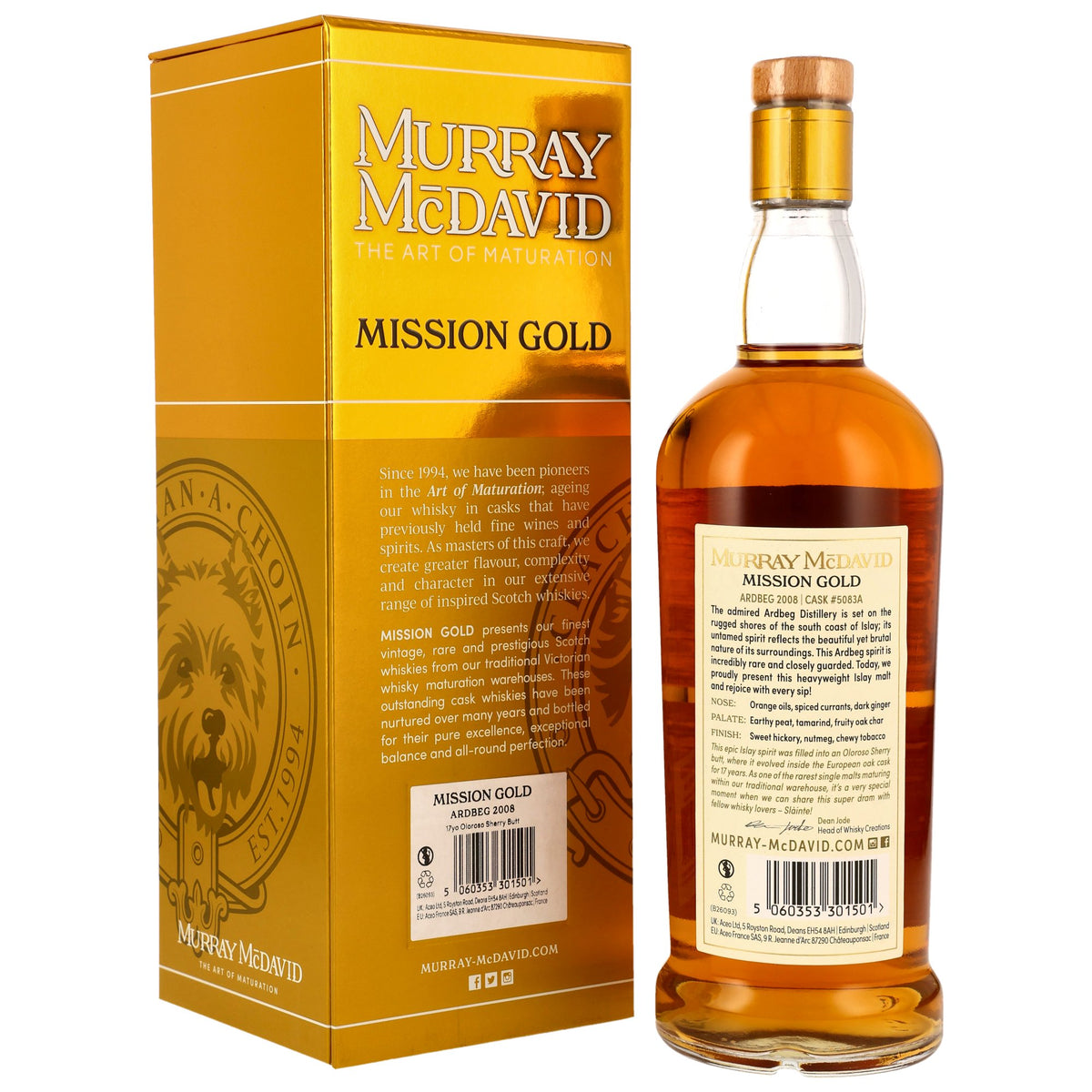 Ardbeg 17 2008/2026 - Murray McDavid - Oloroso Sherry Butt #5038A