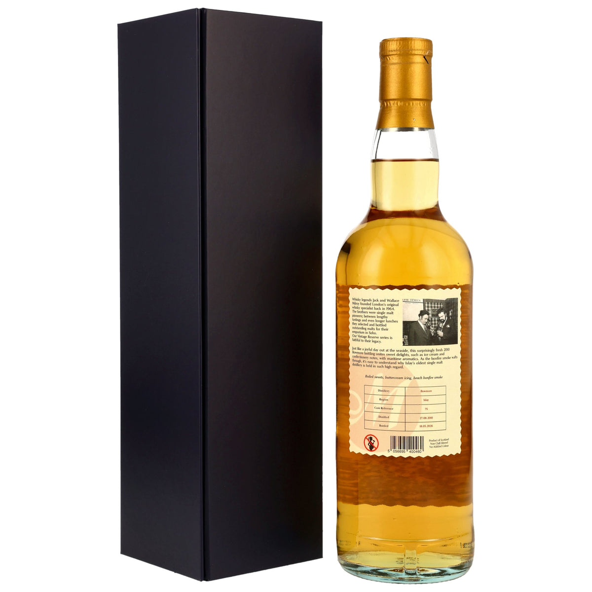 Bowmore 15 2010/2026 - Milroys - Bourbon Barrel #75