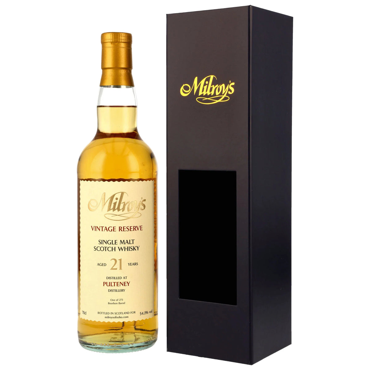 Pulteney 21 2005/2026 - Milroys - Bourbon Barrel #100114 +100116