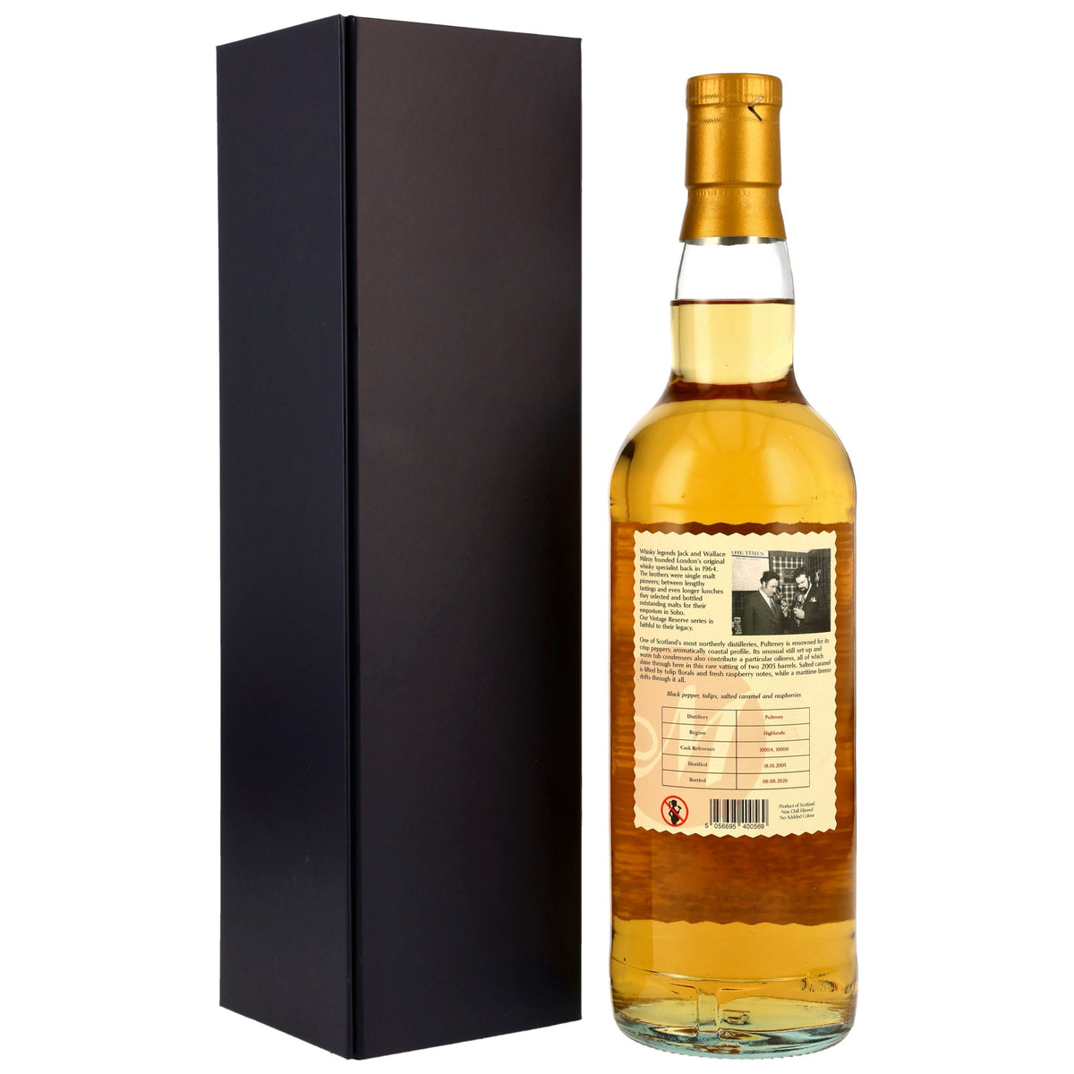 Pulteney 21 2005/2026 - Milroys - Bourbon Barrel #100114 +100116