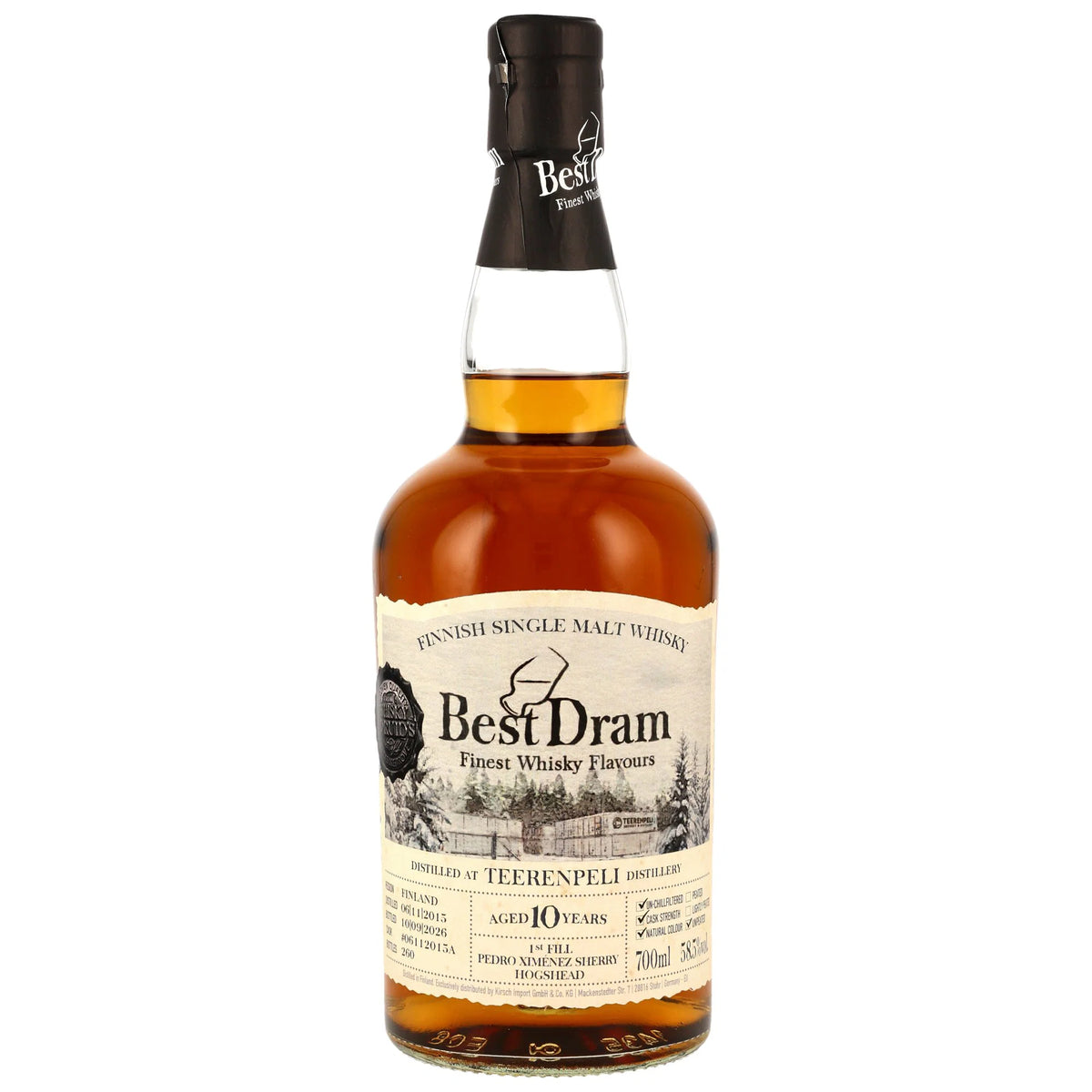 Teerenpeli 10 2015/2026 - Best Dram - 1st Fill PX Herry Hogshead #06112015A