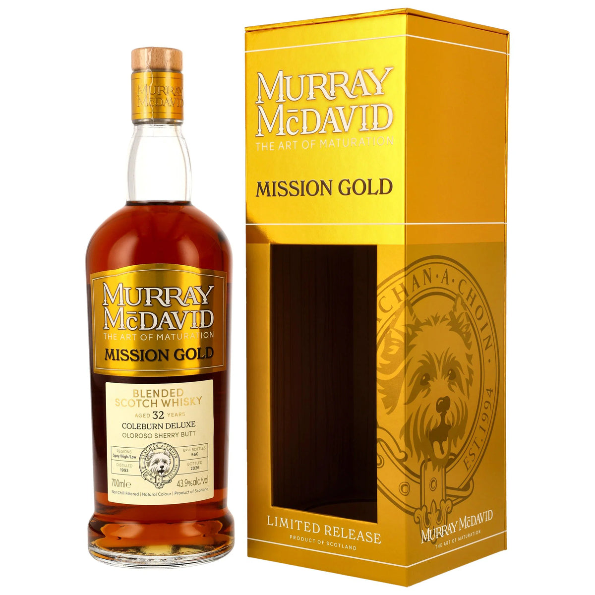 Coleburn Deluxe 32 1993/2026 - Murray McDavid - Blended Scotch - Oloroso Sherry Butt Finish