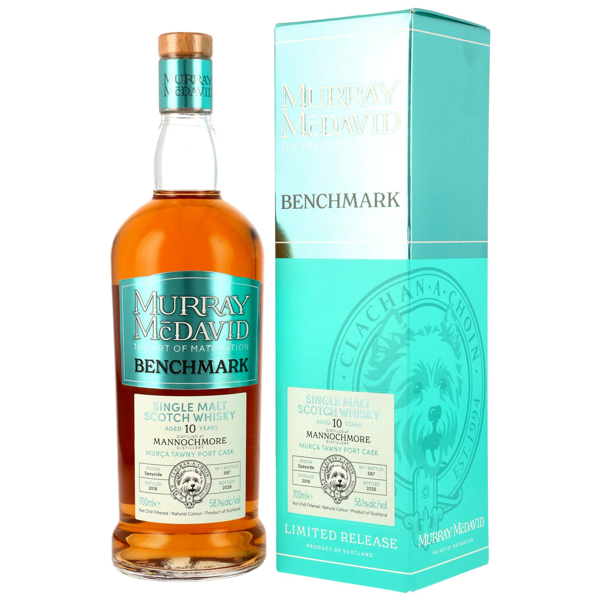 Mannochmore 10 2016/2026 - Murray McDavid Benchmark - Tawny Port Cask
