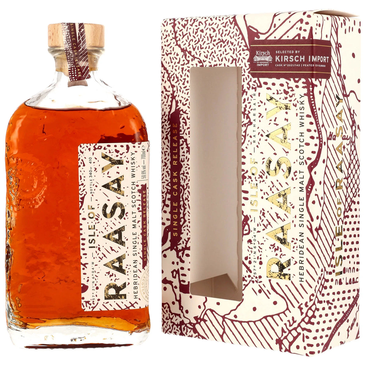 Isle of Raasay 5 2021/2026 - 50th Anniversary Kirsch Import - Ex-Oloroso Sherry Barrique #21/142