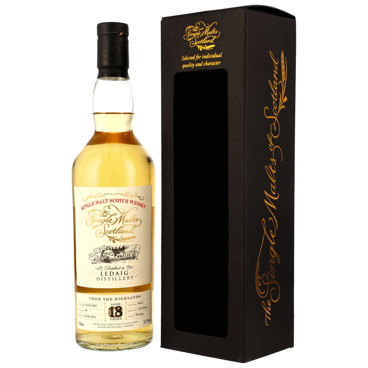 Ledaig 18 2005/2023 - The Single Malts of Scotland (SMoS) - Barrel #80