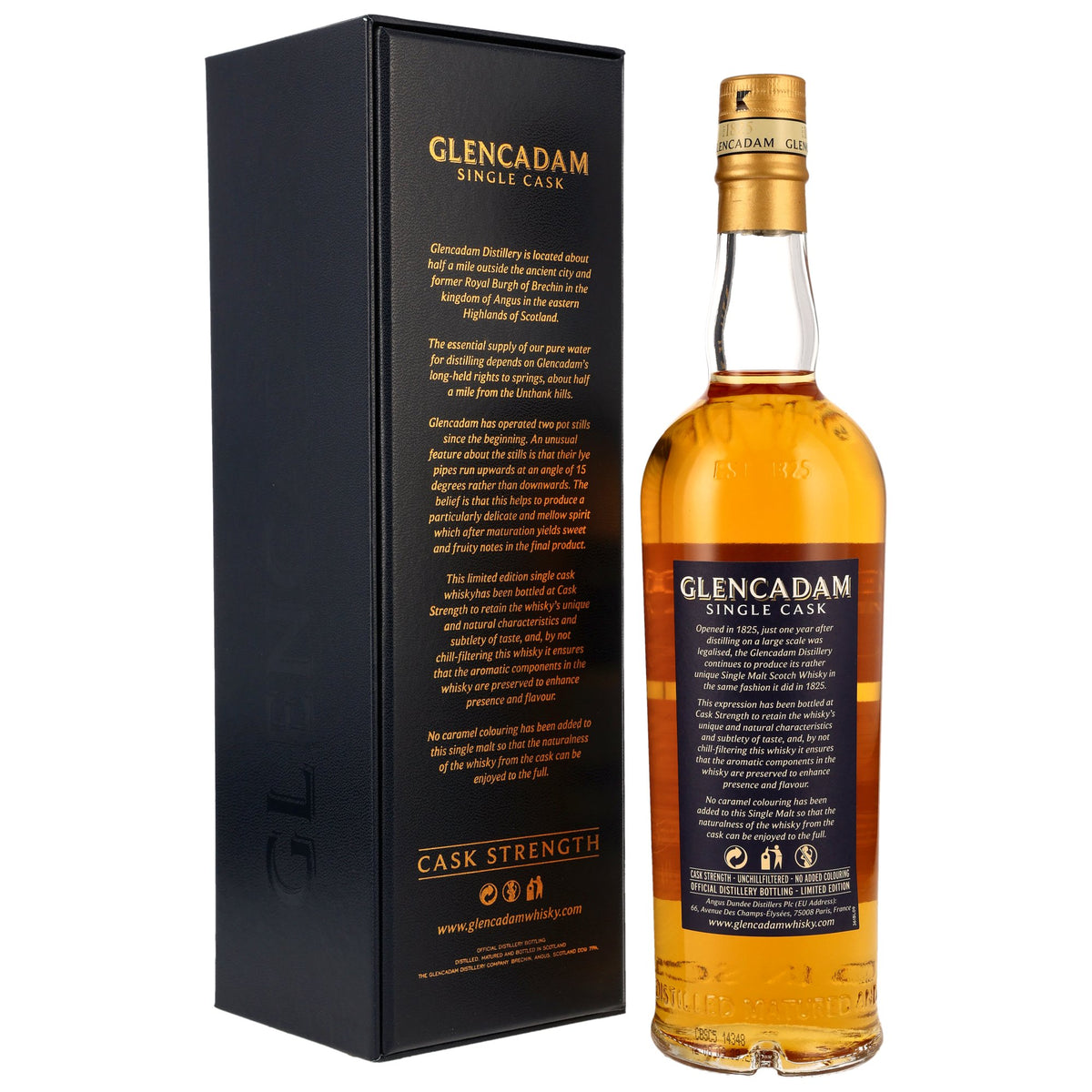 Glencadam 10 2016/2026 - 50th Anniversary Kirsch - 1st Fill Bourbon Cask #2591