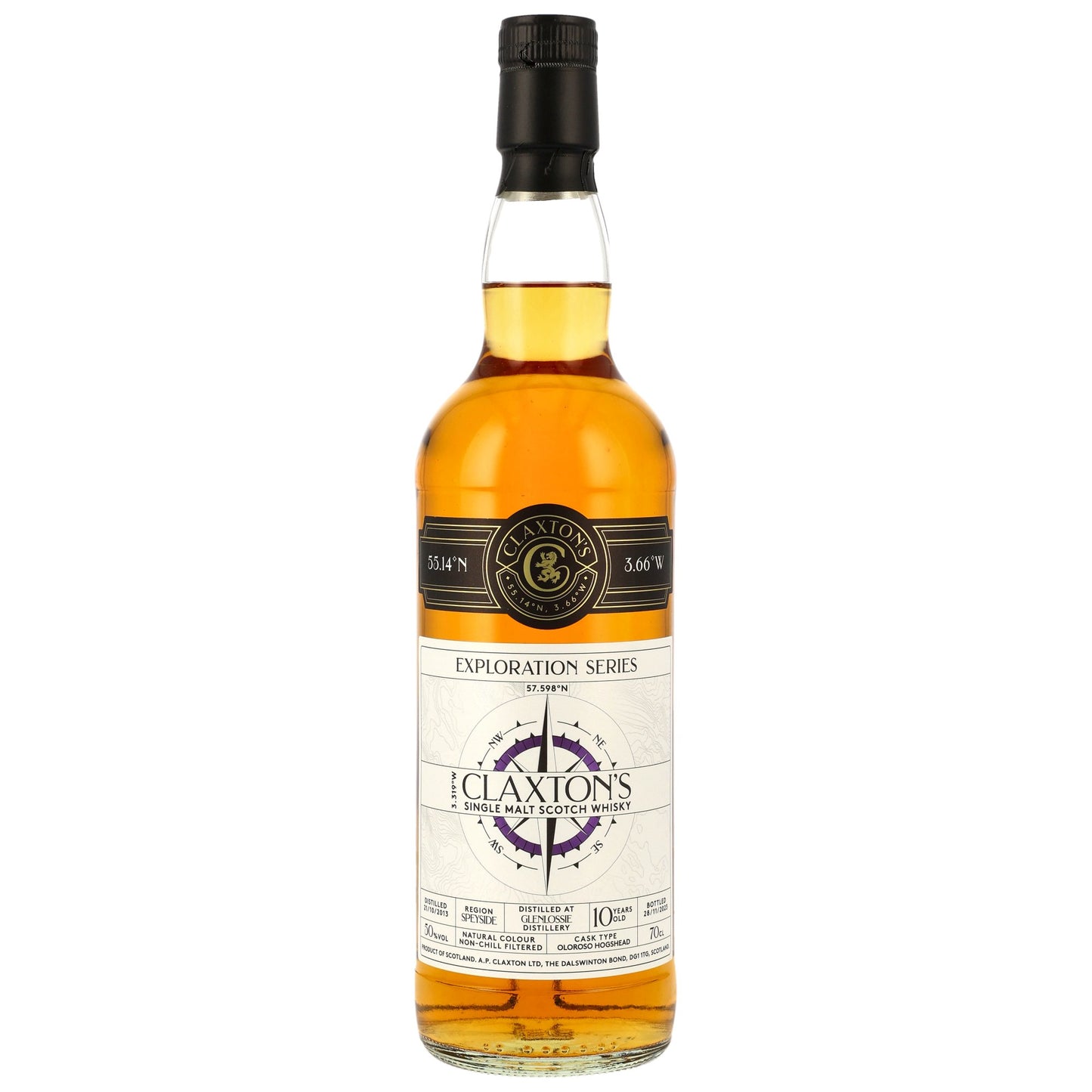 Glenlossie 10 2013/2023 - Claxtons - Oloroso Sherry Cask