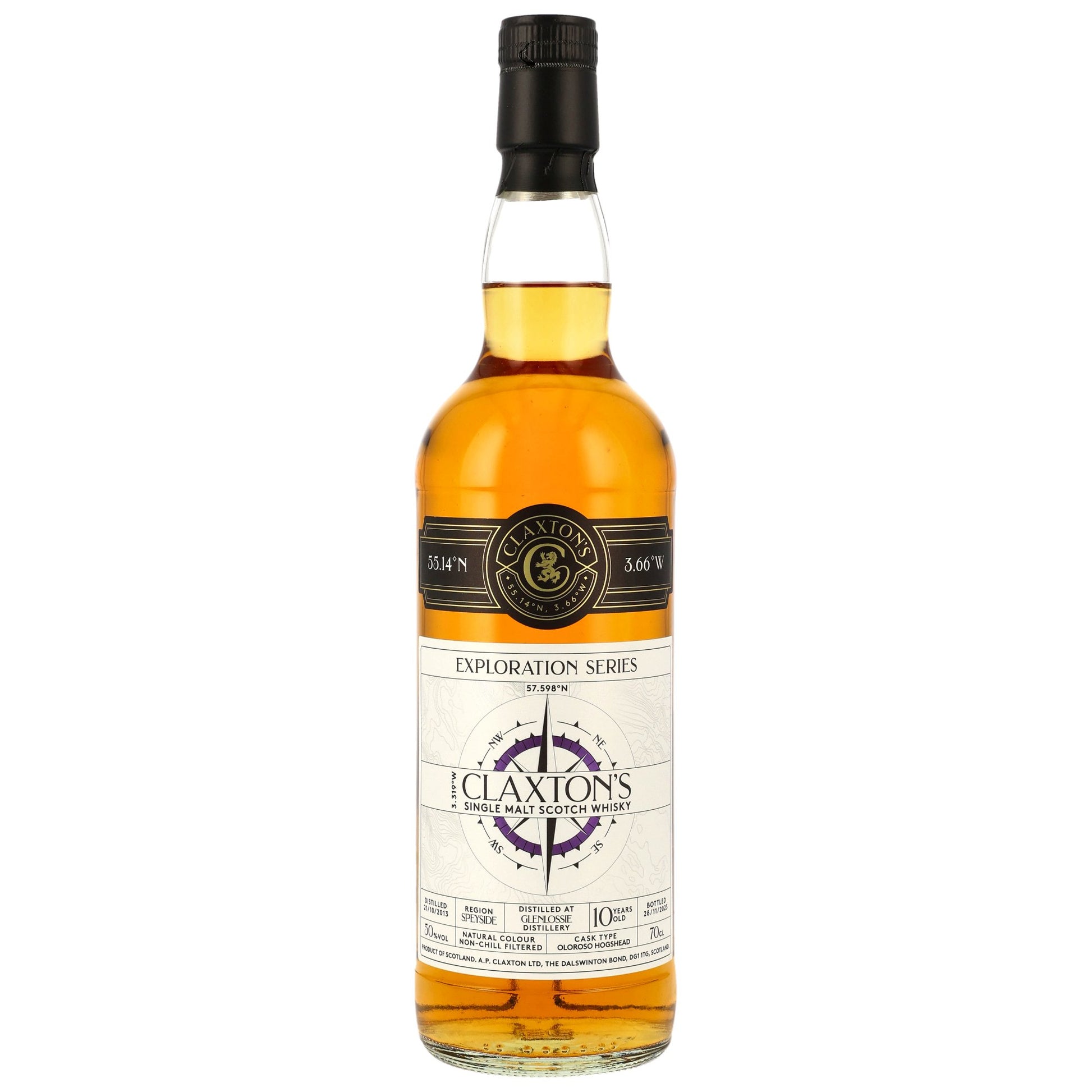 Glenlossie 10 2013/2023 - Claxtons - Oloroso Sherry Cask